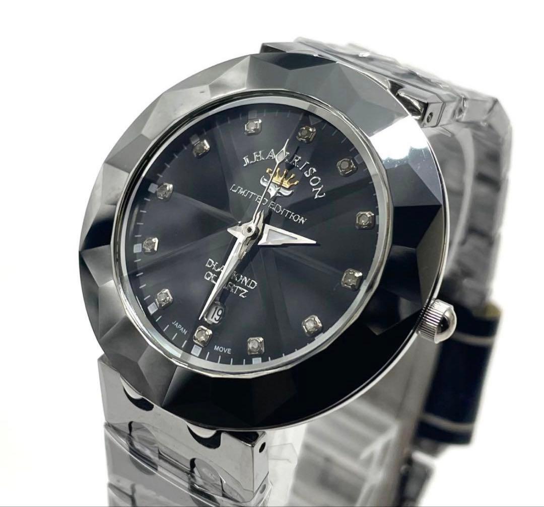 John Harrison Model Watch TNM-002BK Quartz #QY2DA0