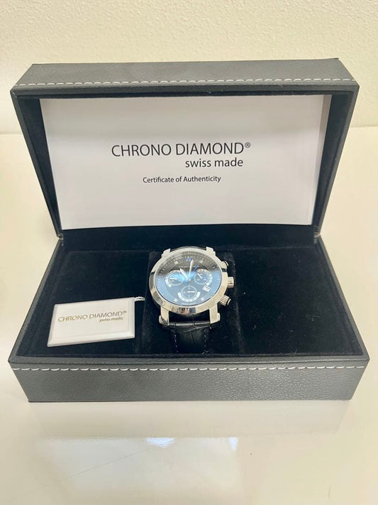 Limited edition of 3000 pieces worldwide: CHRONO DIAMOND Chronograph, Sw #QYCVAS