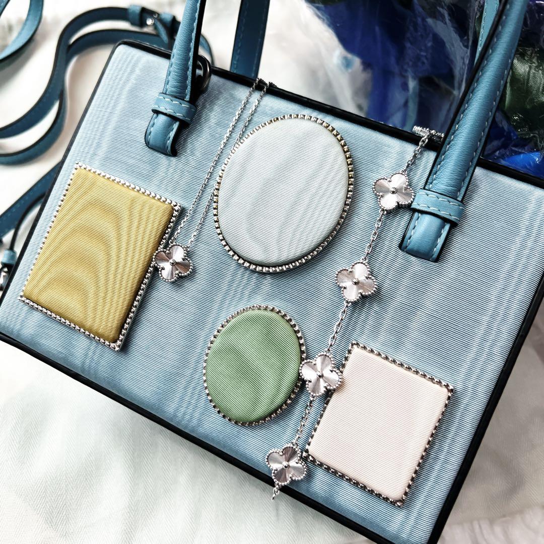 LOEWE Postal Blue Shoulder Bag Vanity #QYAB8I