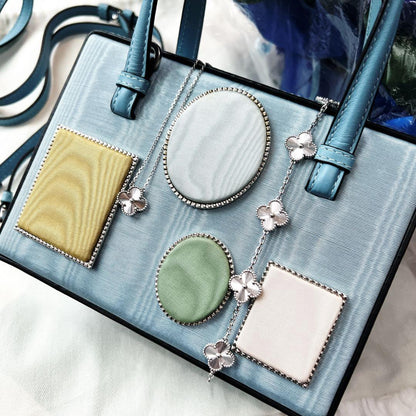 LOEWE Postal Blue Shoulder Bag Vanity #QYAB8I