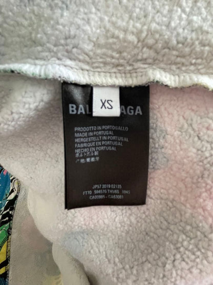 BALENCIAGA Multicolor Colorful Hoodie XS #QY9FY0