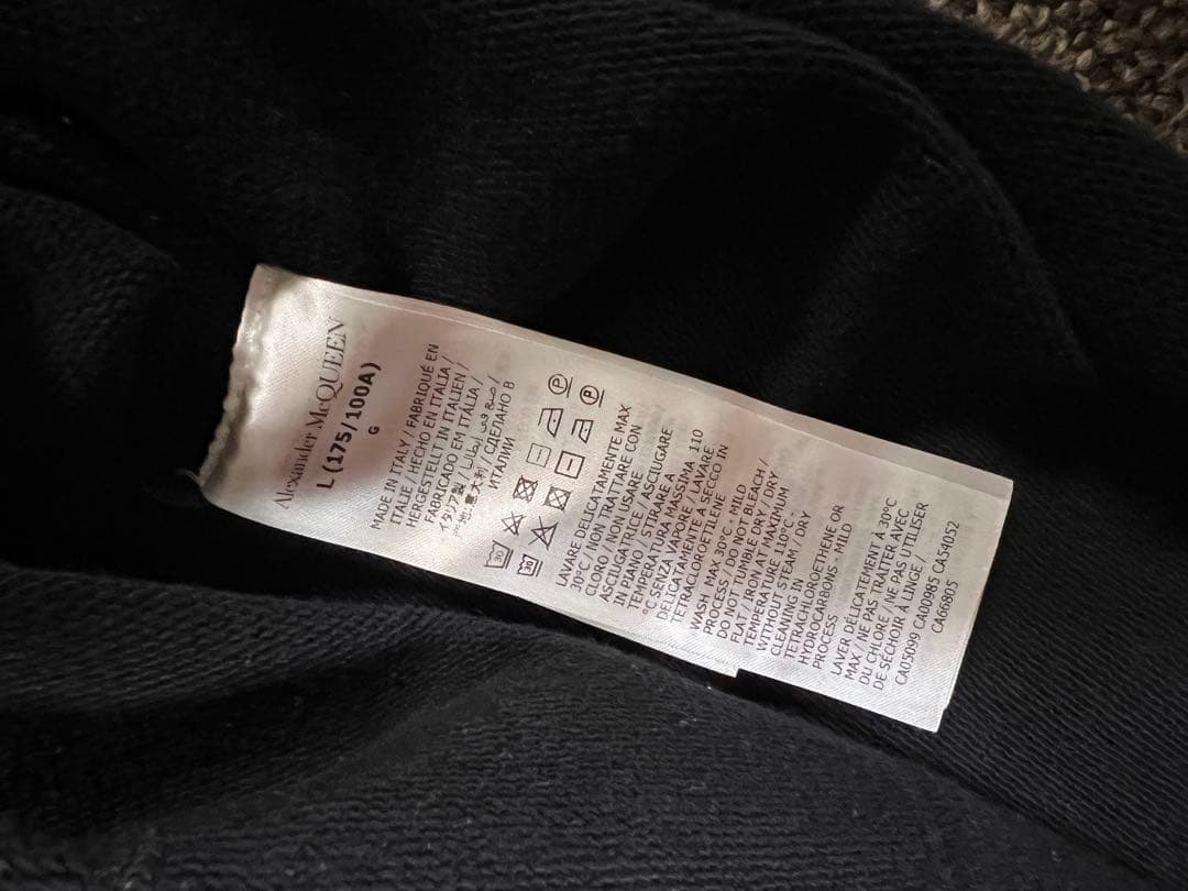 Alexander McQueen black hoodie #QY0VA3