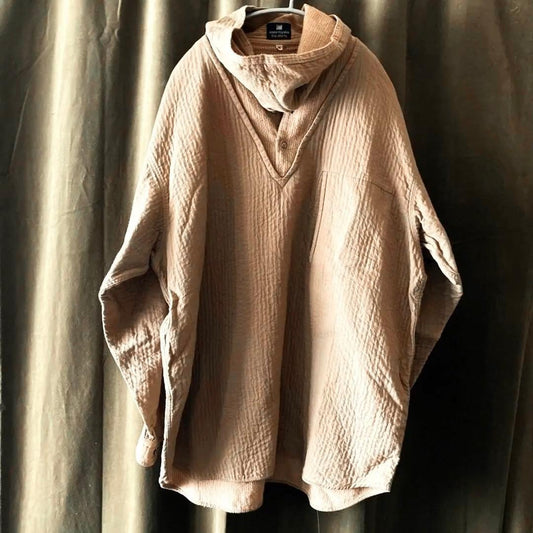VTG Issey Miyake Shacket w Scarf Neck #QYJIFA