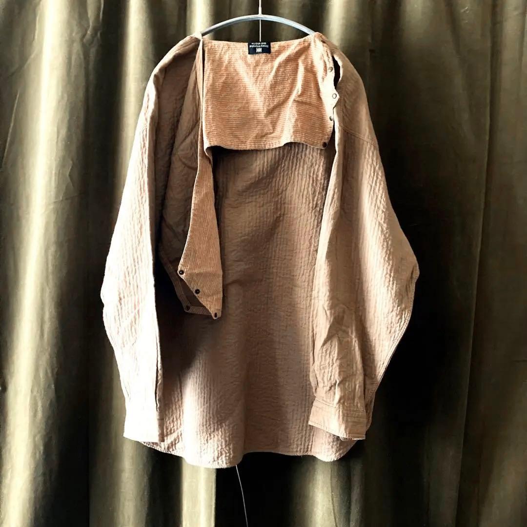 VTG Issey Miyake Shacket w Scarf Neck #QYJIFA