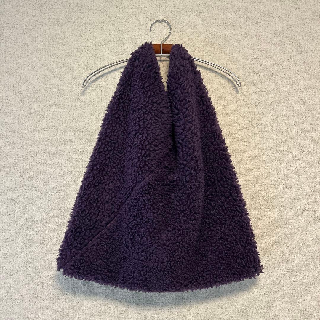 Maison Margiela Purple Faux Fur Handbag Used Mint #QY9VER