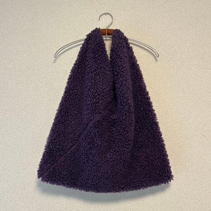 Maison Margiela Purple Faux Fur Handbag Used Mint #QY9VER