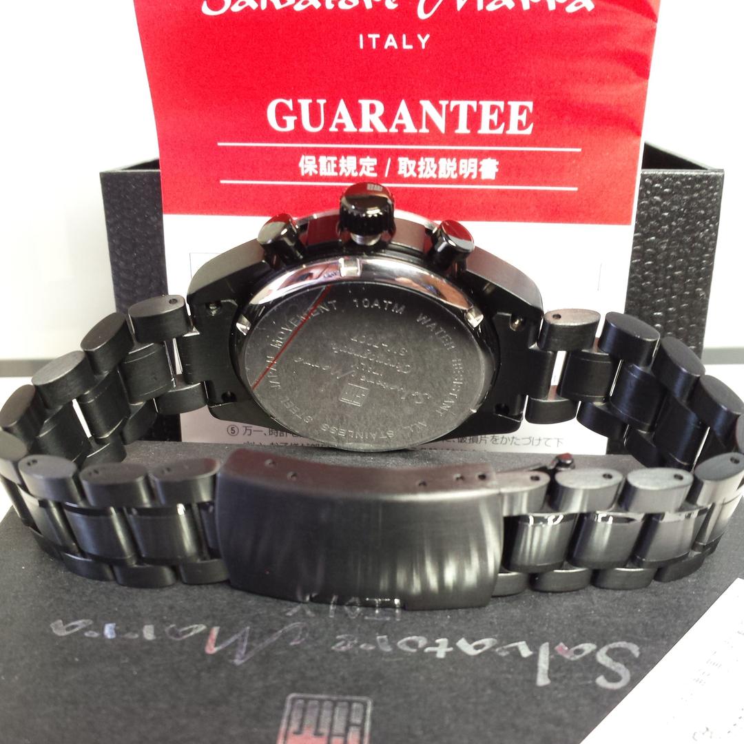 Full Black IP Center Chronograph Limited Production Men Quartz Watch #QYG3ZC