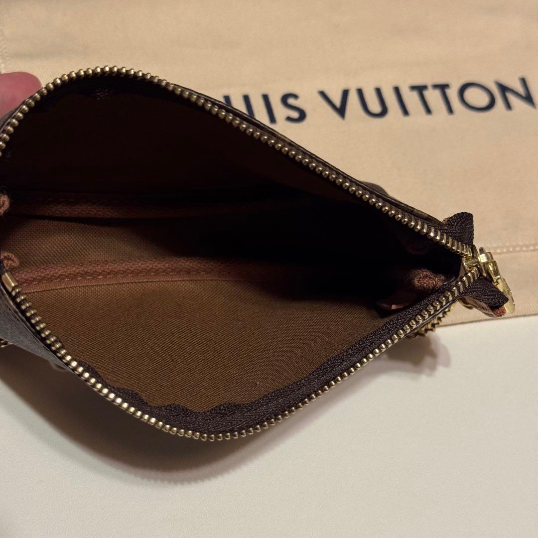LOUIS VUITTON Mini Pochette Accessoires Monogram Canvas #QYIHF9