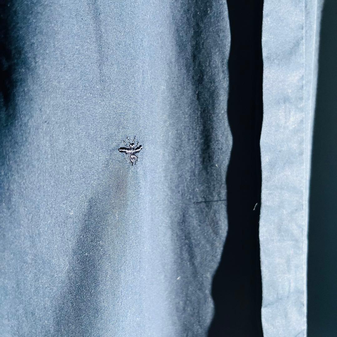 Japan Fit Dior BEE Shirt, Navy #QY42MN