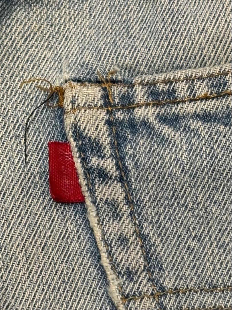 Levi's 501 Red Tab 1980-86 Made in USA W29L34 Engraved 6 #QY69IB