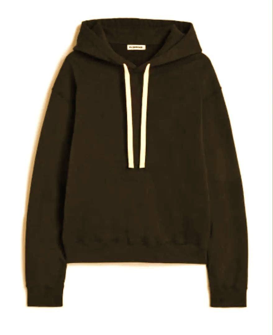 JIL SANDER+ 25 Model Hoodie Parka L Brown #QY55UB