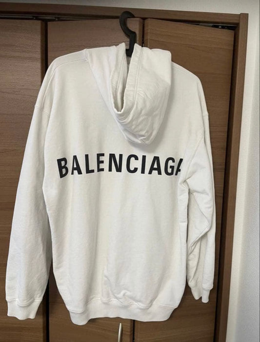 BALENCIAGA white hoodie #QY7AEU