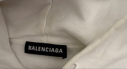 BALENCIAGA white hoodie #QY7AEU