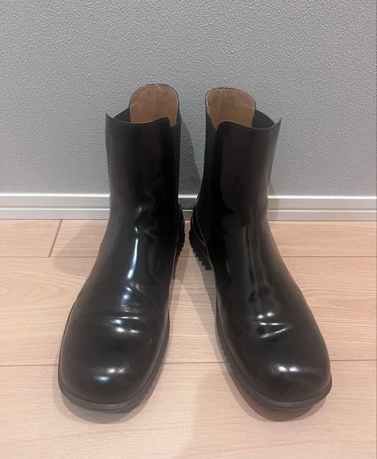 Maison Margiela Black Side Gore Boots #QY12N1