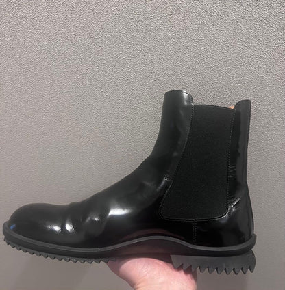 Maison Margiela Black Side Gore Boots #QY12N1
