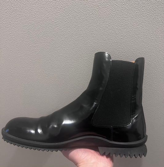 Maison Margiela Black Side Gore Boots #QY12N1