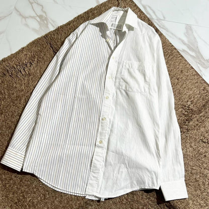 Early Martin Margiela Artisanal 010 Striped Docking Shirt #QY3822