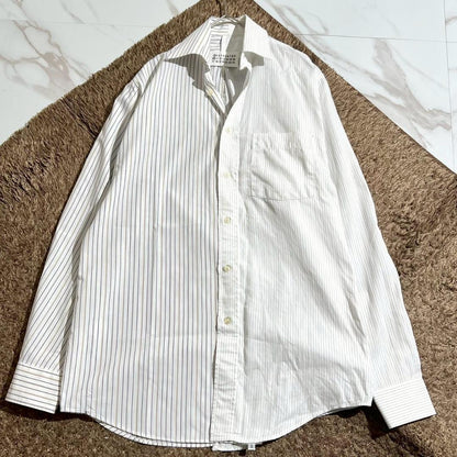 Early Martin Margiela Artisanal 010 Striped Docking Shirt #QY3822