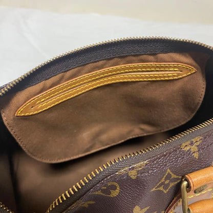 LOUIS VUITTON Speedy 30 Monogram Canvas Handbag with Lock Key #QY9O5C