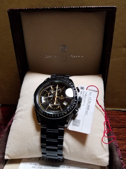 IP coating full black / Center chronograph installed Production model #PF262E