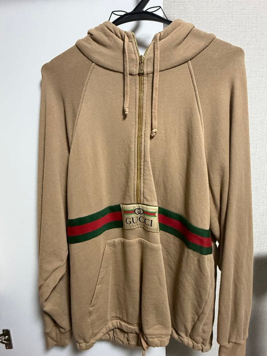 GUCCI Beige Half Parka XXS #QYFVO1