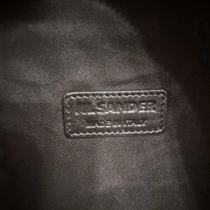 JIL SANDER Mouton Leather Backpack Black Boa #QYAB0W