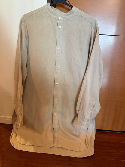 LOEWE Paula's Ibiza linen beige button-up shirt #QY3FOK