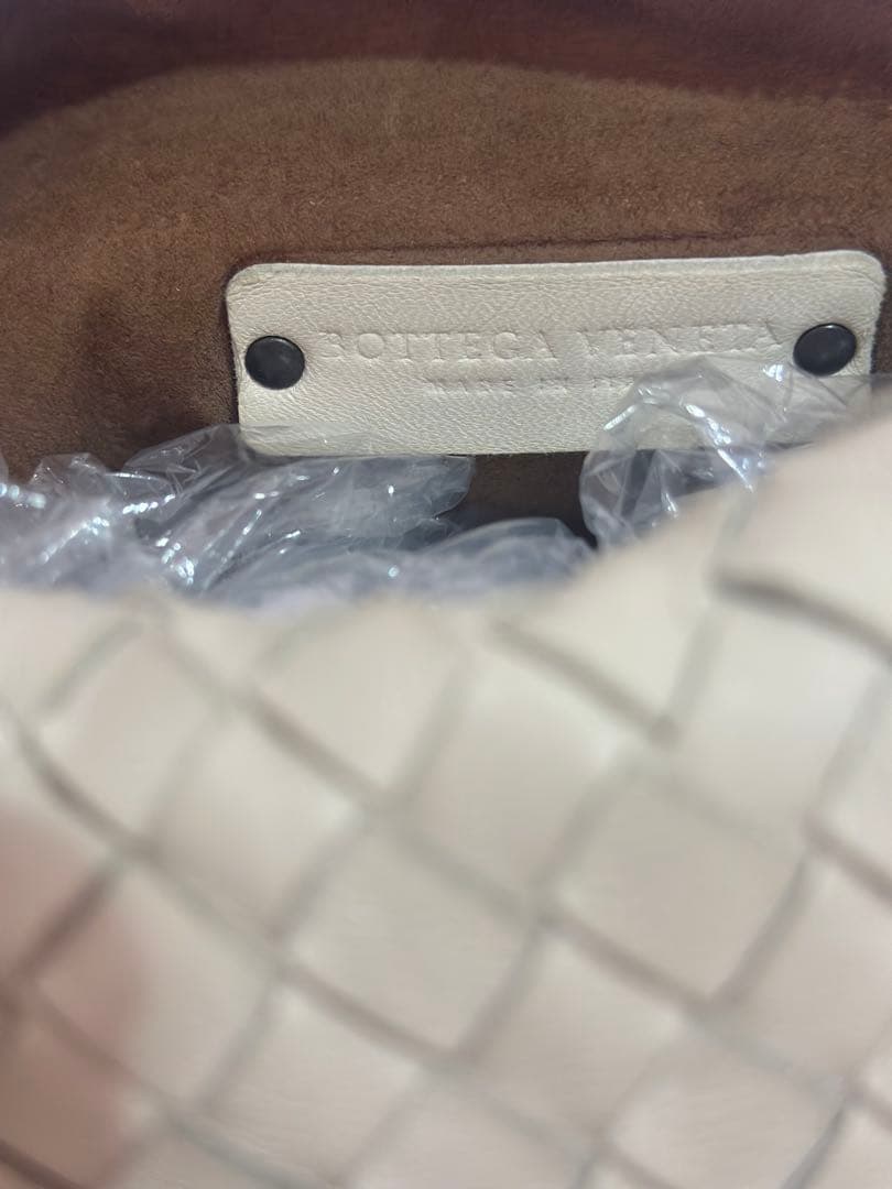 Bottega Veneta Intrecciato Woven Leather Bag Ivory #QYJ4IY
