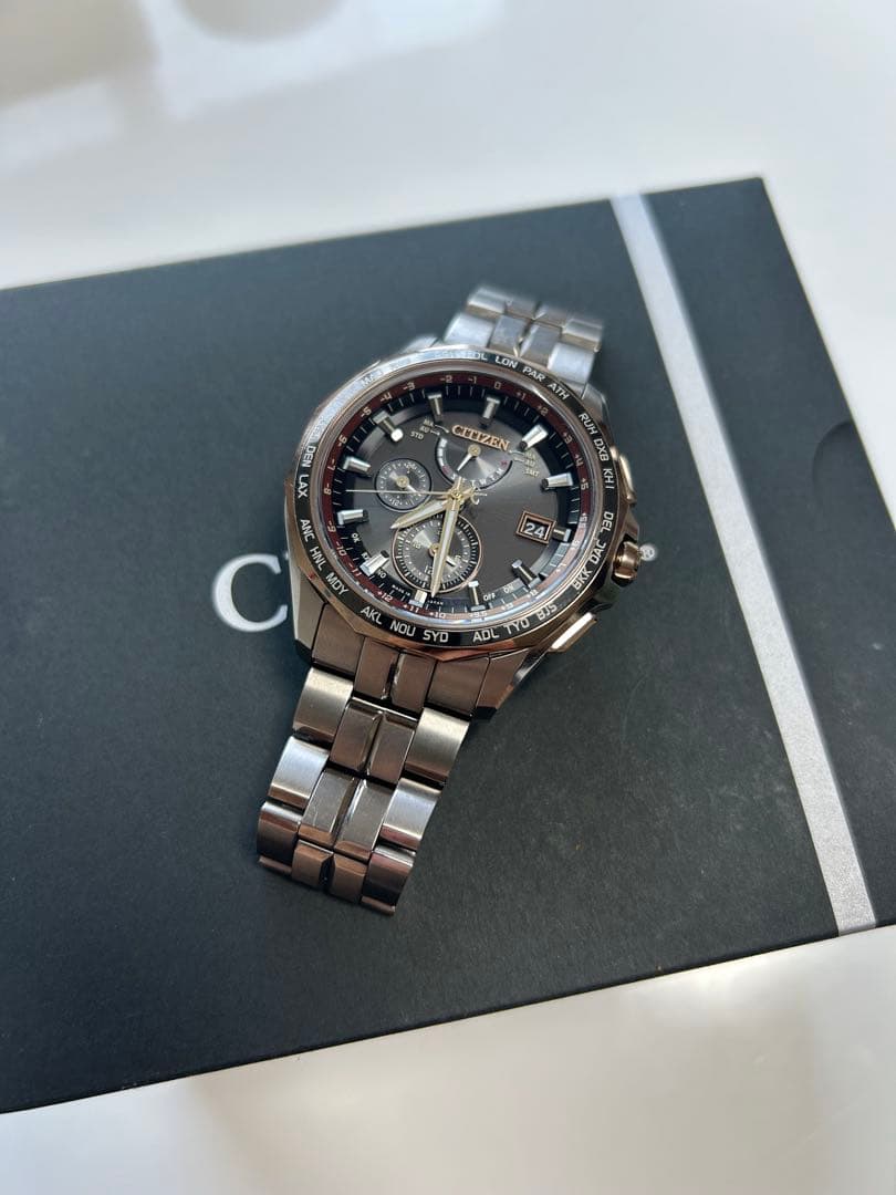 CITIZEN Attesa Eco-Drive Radio-Controlled Watch, Japan Rugby Team Model #QY4R0Z