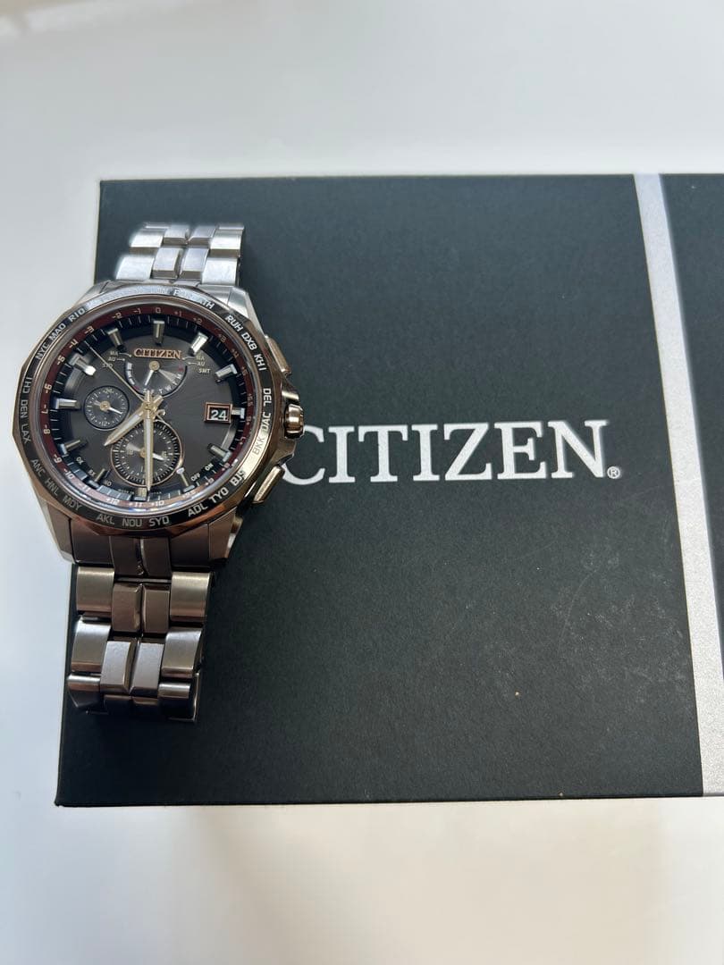 CITIZEN Attesa Eco-Drive Radio-Controlled Watch, Japan Rugby Team Model #QY4R0Z