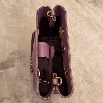 Salvatore Ferragamo Purple Handbag #QYAQMH