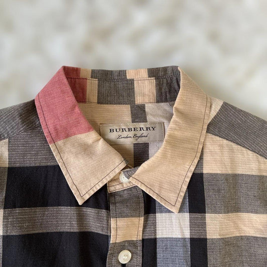 Burberry linen shirt in Nova check #QY72WK