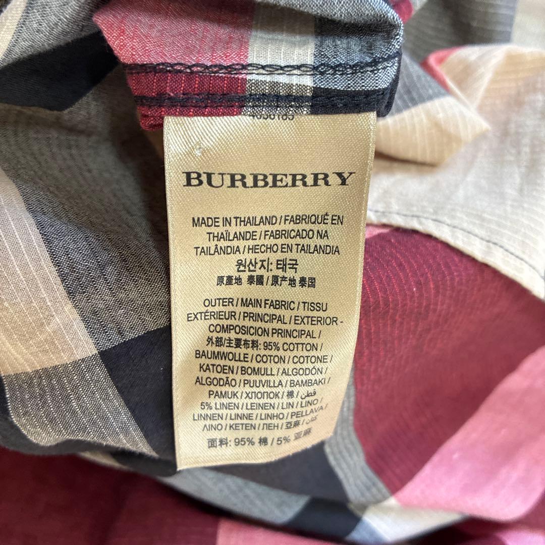 Burberry linen shirt in Nova check #QY72WK