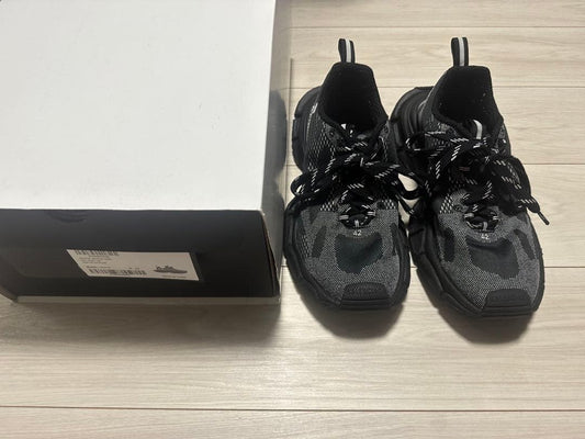 Balenciaga Under Armour sneakers, black/white, size 42 #PF5DGS