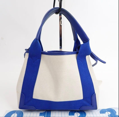 Balenciaga mini bag, ivory blue, with pouch, shoulder bag #PG5SR1