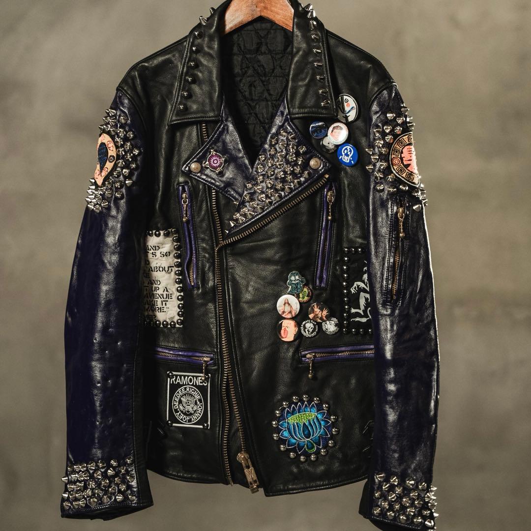 Custom Blackmeans Studded Jacket, One-of-a-Kind #QYIG3B