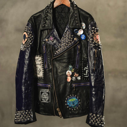 Custom Blackmeans Studded Jacket, One-of-a-Kind #QYIG3B