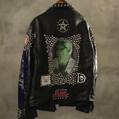 Custom Blackmeans Studded Jacket, One-of-a-Kind #QYIG3B