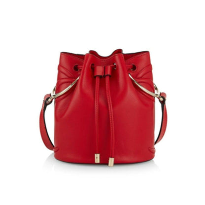 Christian Louboutin Bucket Bag By my side Red Shoulder Bag #QY85AZ