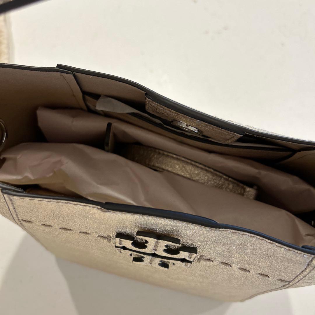 Tory Burch handbag with logo, gold #QY440N