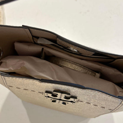 Tory Burch handbag with logo, gold #QY440N