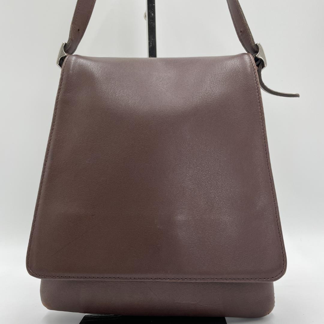 COACH Shoulder Bag, Leather, Brown, Old Coach Style #QYF898
