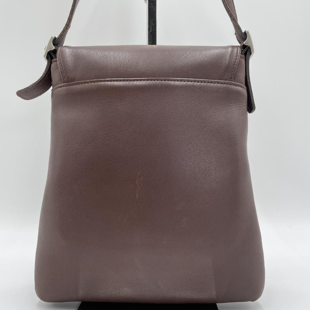 COACH Shoulder Bag, Leather, Brown, Old Coach Style #QYF898
