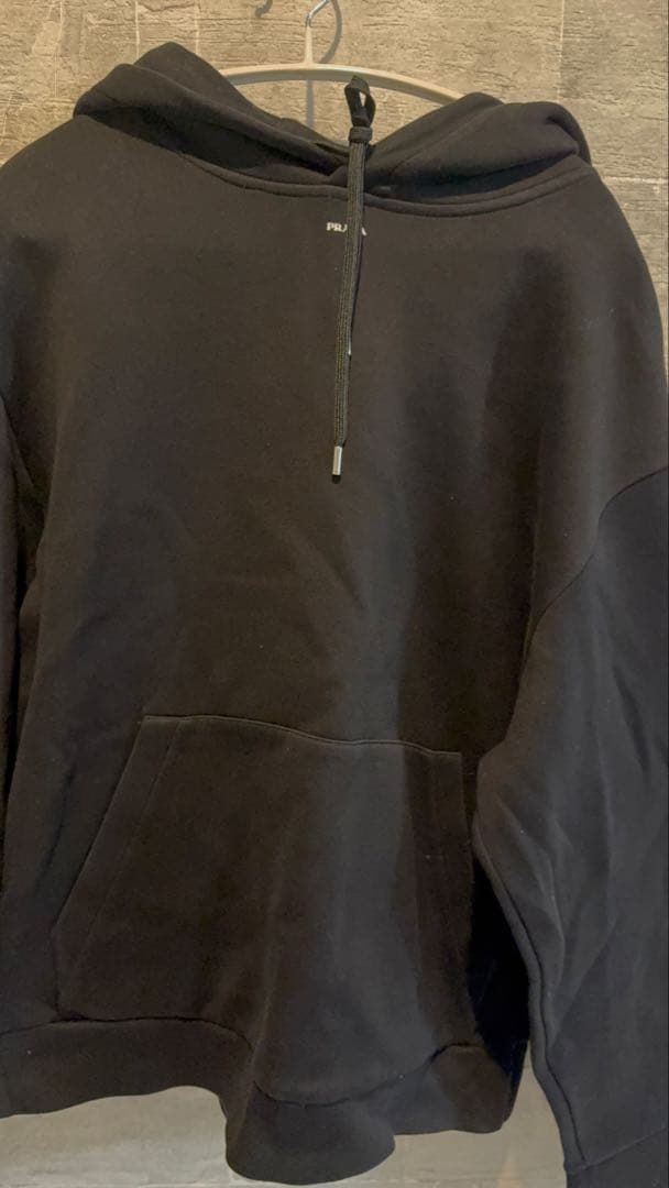 PRADA black hooded parka #QYIV63