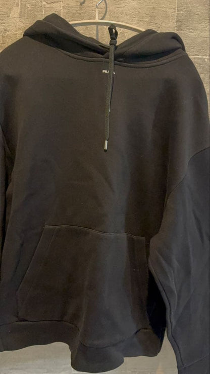 PRADA black hooded parka #QYIV63