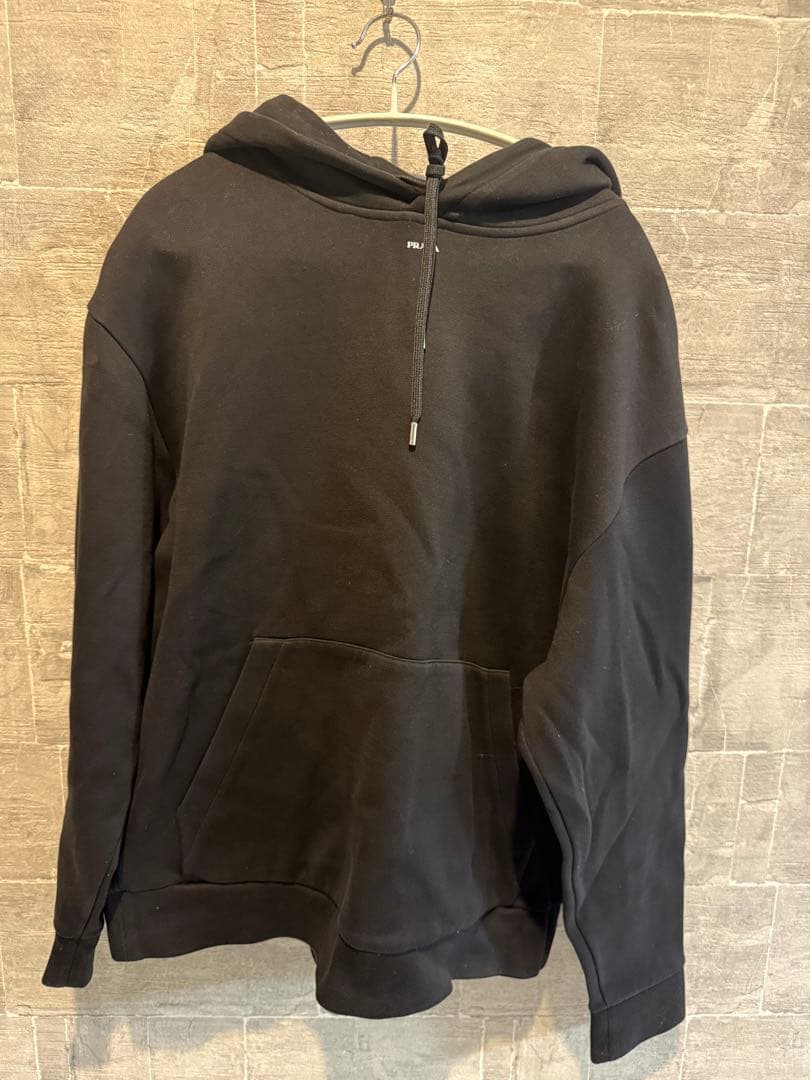 PRADA black hooded parka #QYIV63