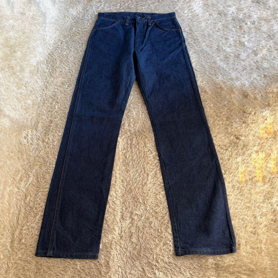 USA-made Wrangler 13MWZ W32 Navy Blue #QY8T90