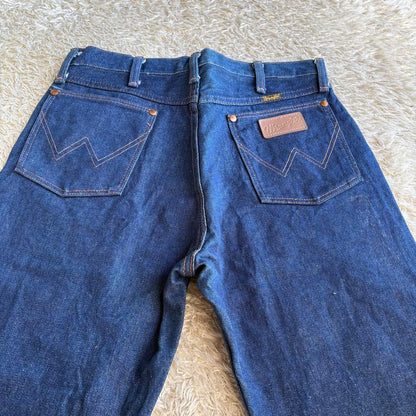USA-made Wrangler 13MWZ W32 Navy Blue #QY8T90