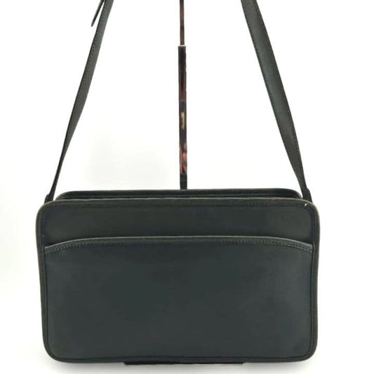 Vintage Coach Green Leather Square Shoulder Bag #QYDY98
