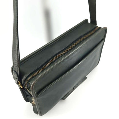 Vintage Coach Green Leather Square Shoulder Bag #QYDY98